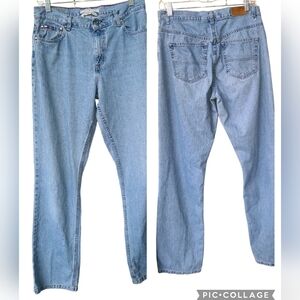 Y2K 2004 Tommy Hilfiger Classic Fit Jeans dated 09/04 distressed by belt…